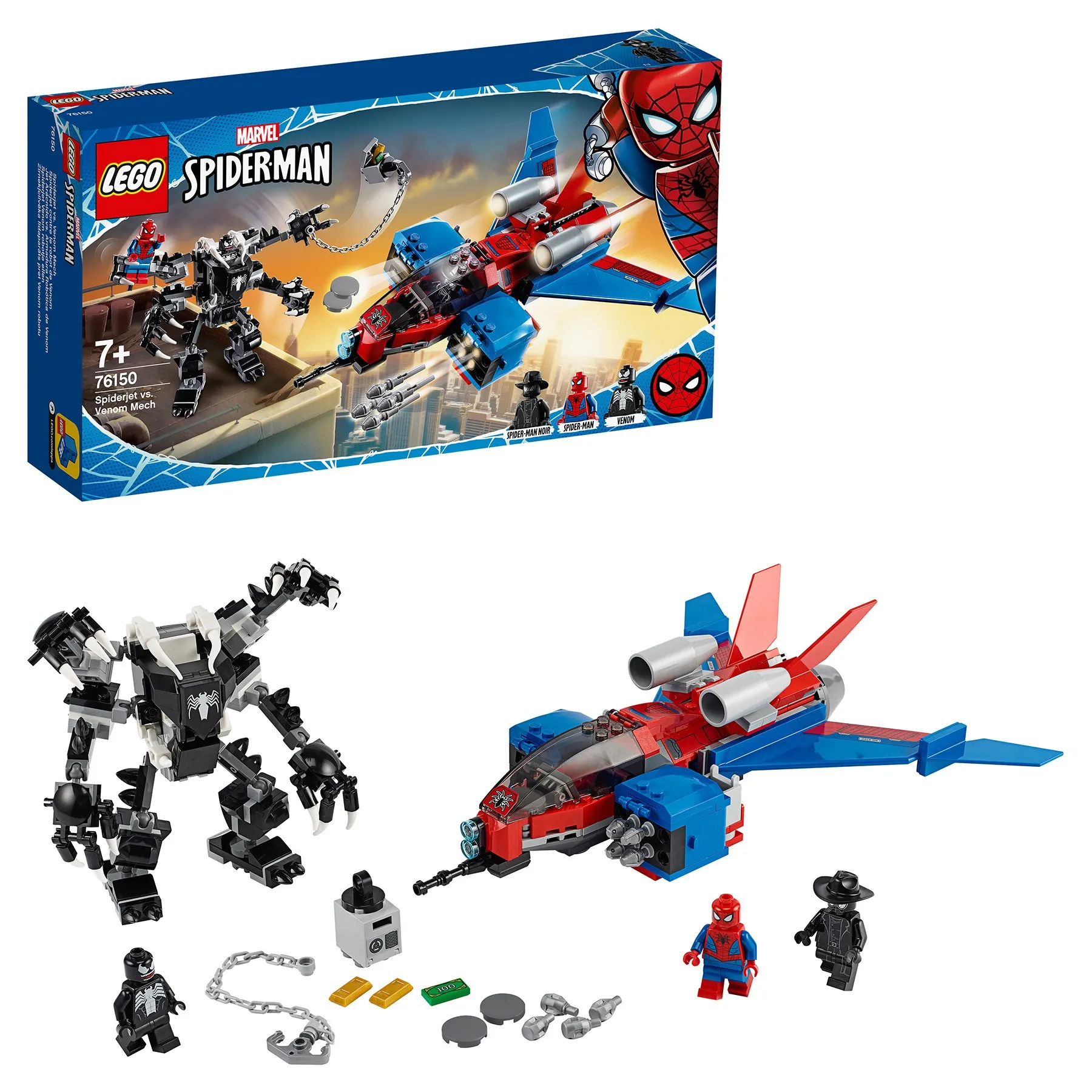 Конструктор LEGO Marvel Super Heroes 76150 Человека-Паука против Робота Венома | Игрушки и