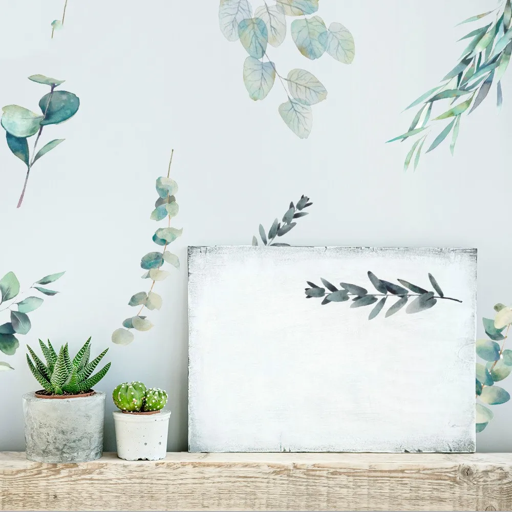 6 шт./компл. ПВХ самоклеющиеся наклейки на стену настенные украшения креативные