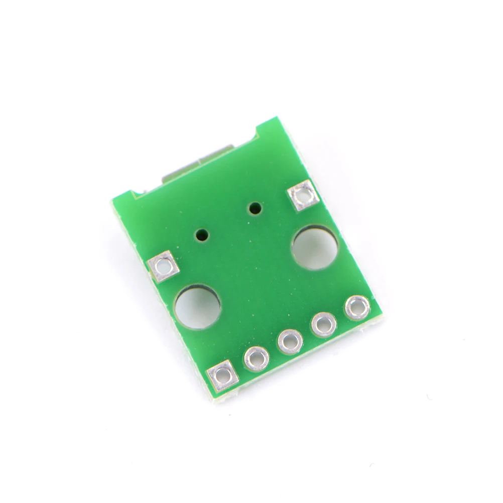 

10pcs B Type PCB Converter MICRO USB to DIP Adapter 5pin Female Connector