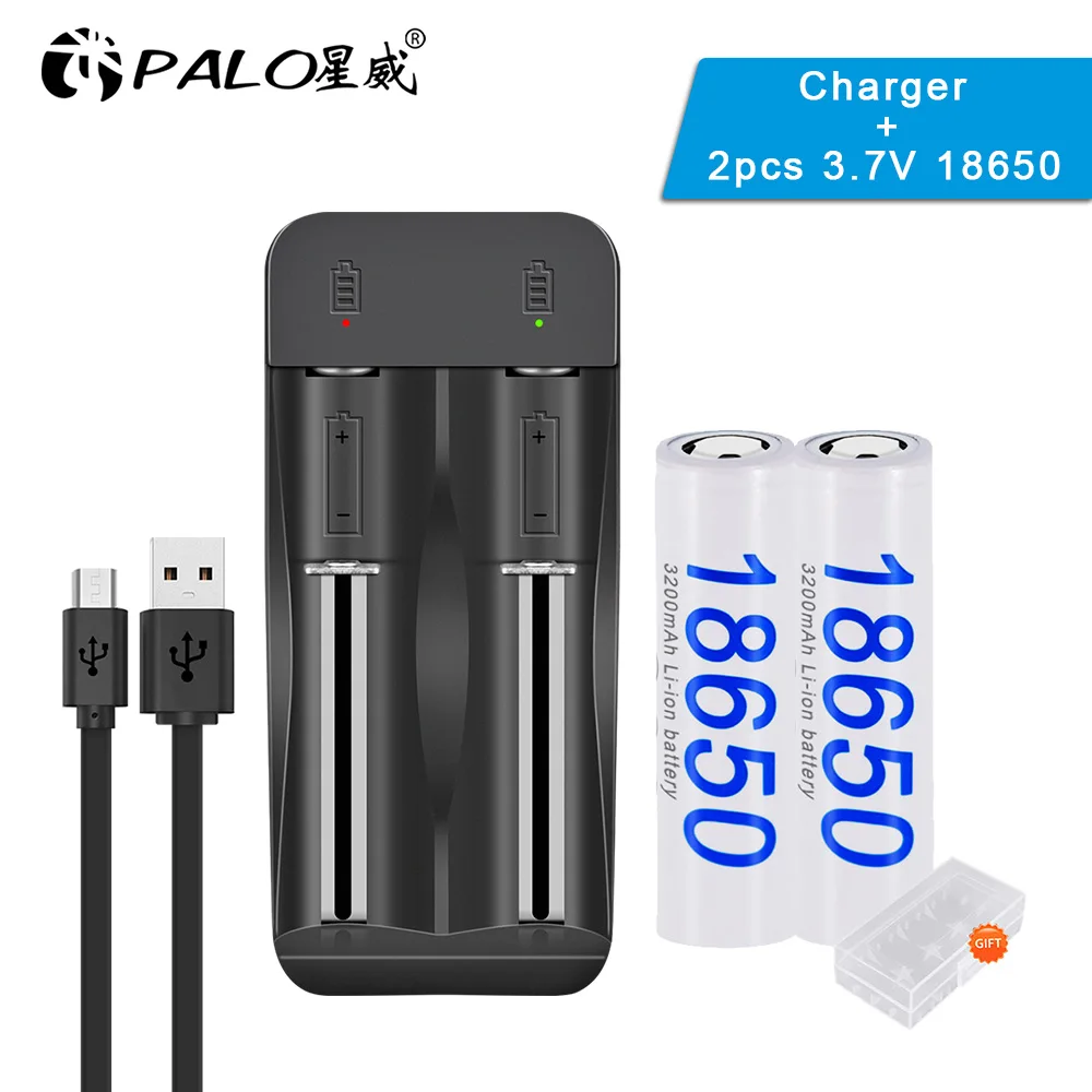 100% Новый оригинальный 3 7 v 3200mah 18650 литий-ионный аккумулятор зарядное устройство