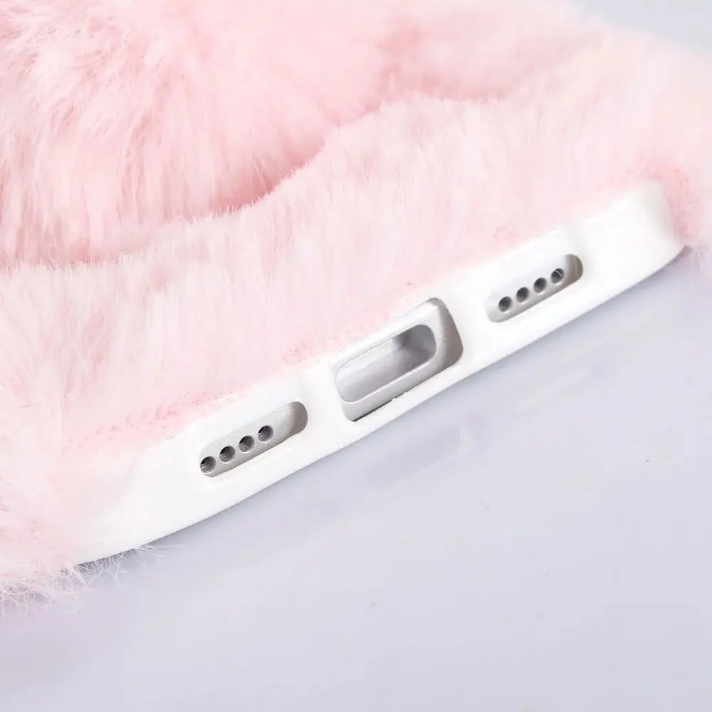 

for Xiaomi Redmi Note 8 Pro 7 6 pro 5 7A 8A 6A K20 Rabbit Hair Fur Phone Case Redmi S2 4X 4A 5 5A 6 Pro Redmi 7 7A 8A 6A K20