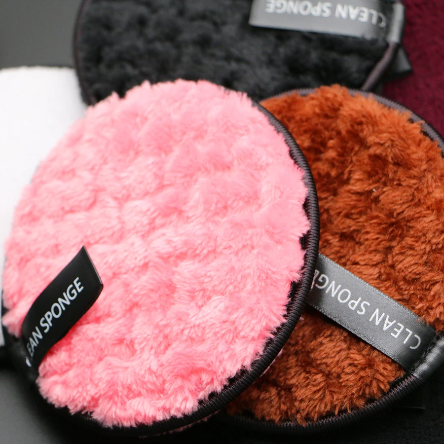 

Reusable Makeup Remover Pads Cotton Wipes 3pcs/4pcs Microfiber Make Up Removal Sponge Cotton Cleaning Pads Tool