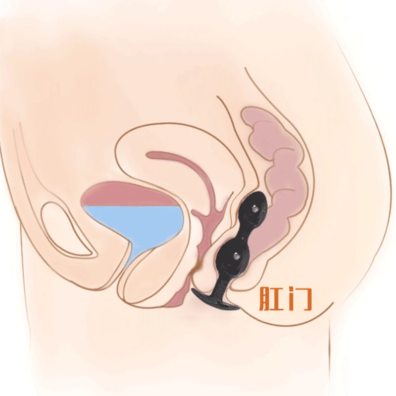 Силиконовая Анальная пробка анальные игрушки для женщин с внутренними шариками