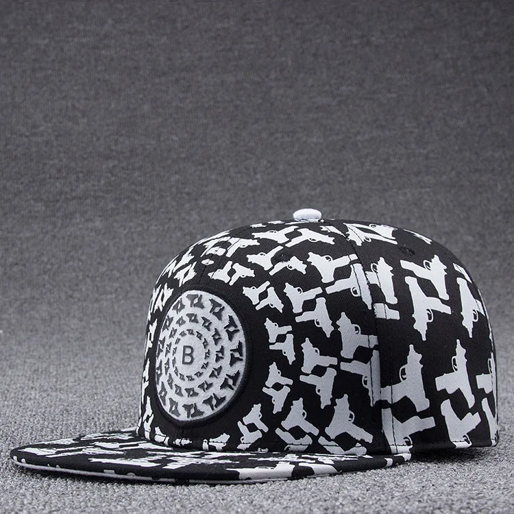 Мужские и женские бейсболки в стиле хип хоп стильные с принтом плоскими полями 55