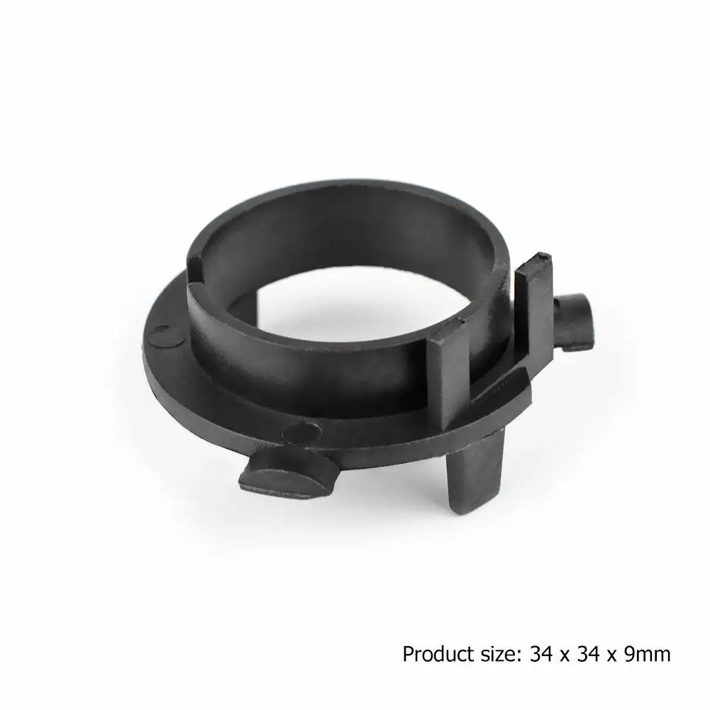 

1 Pair H7 LED Headlight Bulb Adapter Black Retainer Case for Hyundai Nissan Kia Headlight Bulb deck Auto professional parts