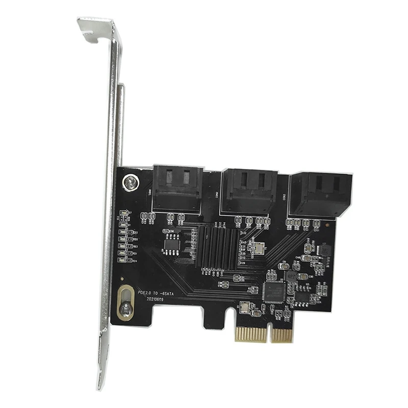 

PCI-E Expansion Card PCI-E to 6-Port SATA3.0 6Gbps Adapter Card to Expand IPFS Hard Disk 88SE92 SATA Expansion Card