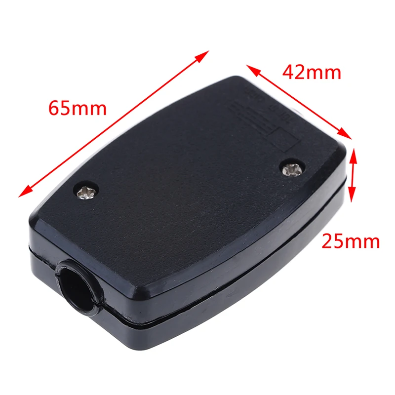 1pc Inline Connector Box 3 Terminal Join Flex Cable 13A Wire Mains Electrical Joiner 6.5x4.2x2.4cm | Обустройство дома