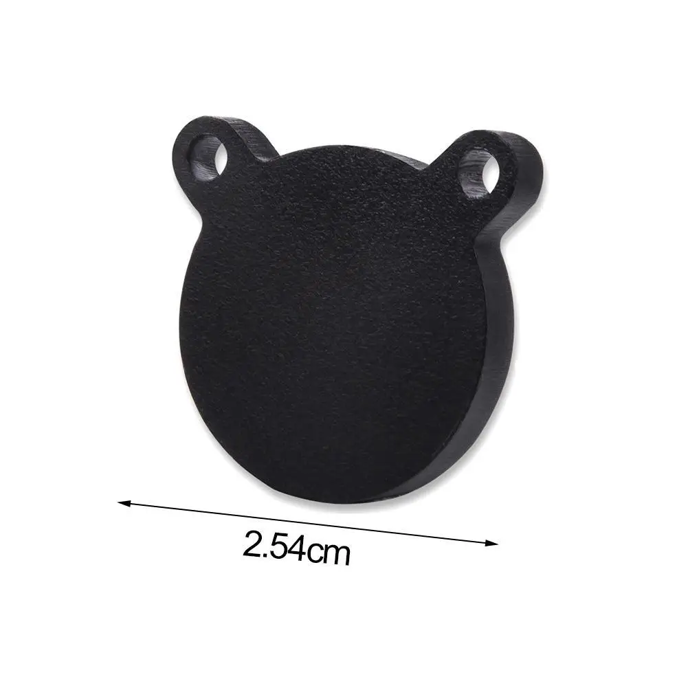 

Metal Slingshot Practice Target Piece Portable And Resistant To Hitting Tree Panda Head Thick Target Piece With Target Sticker