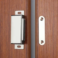 stainless steel door stop magnet latch lock cabinet bumper catch with screws furniture closer push open system fitting hardware