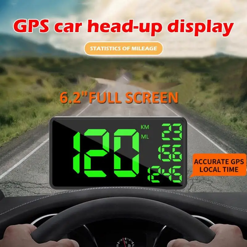 GPS датчик VODOOL C1090 прибор для измерения скорости автомобиля с большим экраном км/ч