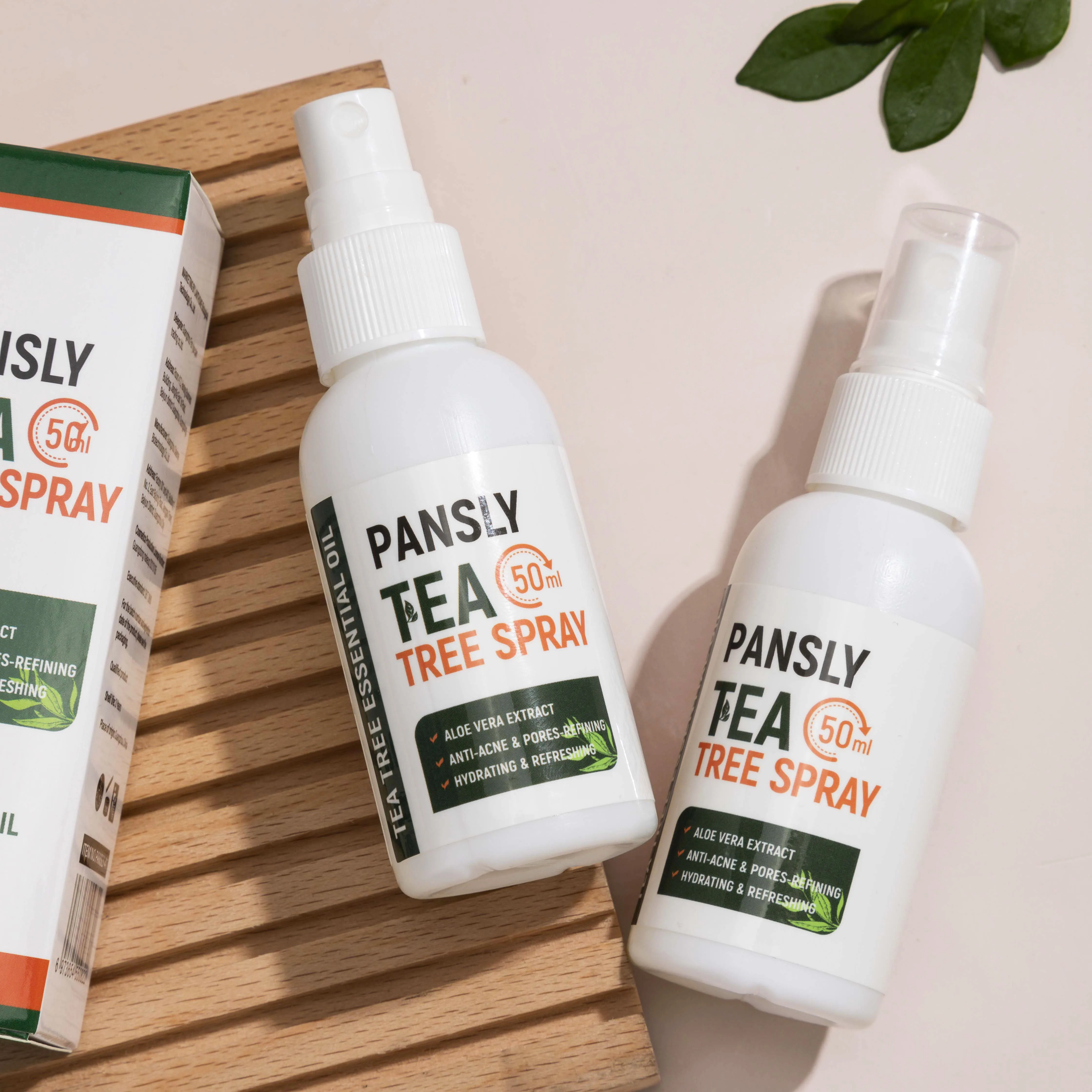 Tea Tree Essence водный спрей для лечения акне контроль пор активный ингредиент масло
