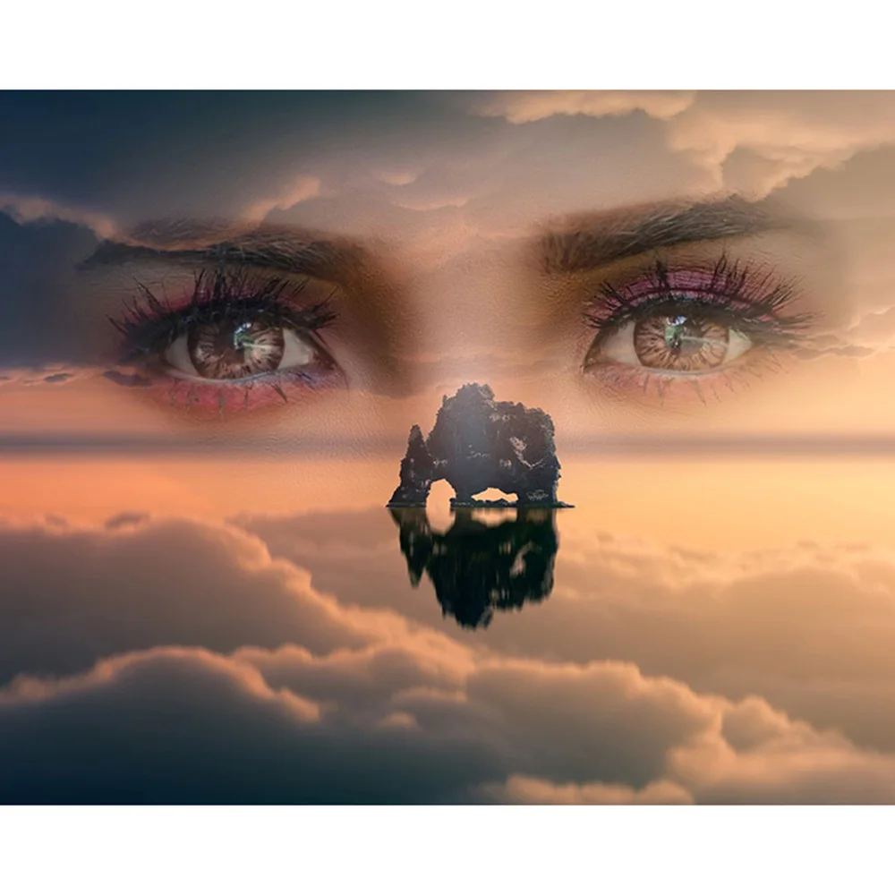 Алмазная 5D мозаика картина сделай сам с полными квадратными и круглыми стразами