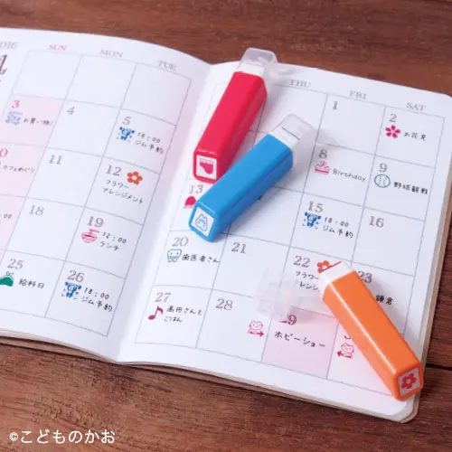 KODOMO NO KAO миниатюрная самостоятельная печать для руководства расписание в Японии -