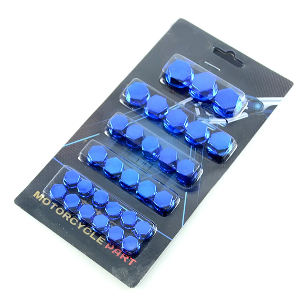 Мотор 30 шт. хромированное покрытие пластиковая крышка винтовой гайки двигателя