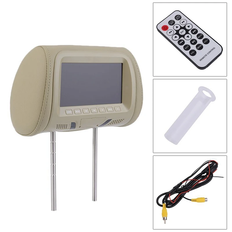 Универсальный 7-дюймовый автомобильный дисплей на подголовник заднего сиденья