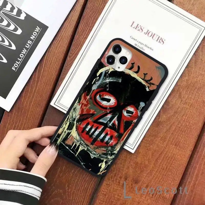 

Jean Michel Basquiat Art Graffiti Phone Case for iPhone 11 12 pro XS MAX 8 7 6 6S Plus X 5S SE 2020 XR