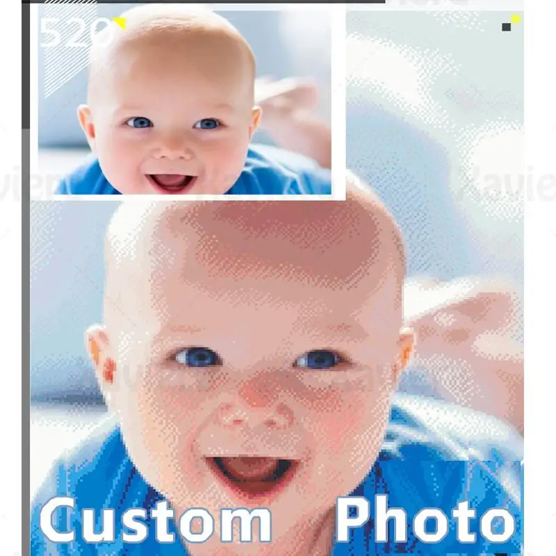 

5D DIY Diamond Painting Photos Custom Full Picture of Rhinestones Diamond Embroidery Kid Portrait Baby Birthday Gift Child Craft