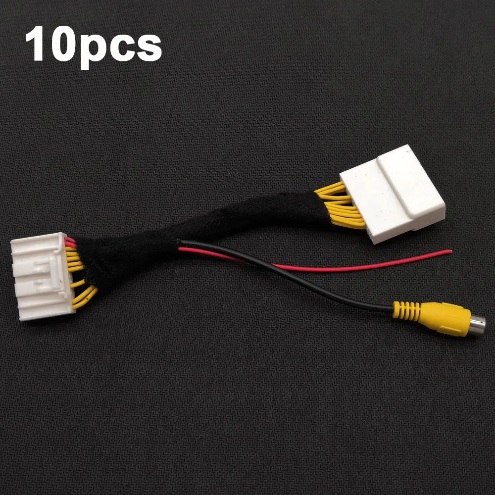

10pcs 28Pin Original Video Input Switch Reverse Camera RCA Adapter Cable For Mazda CX-5 CX5 2015 2016 2017 2018 2019