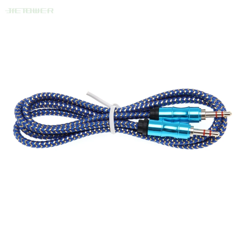 

Bamboo Tube Style 3.5mm Male To Male AUX Cable for IPhone 6 6S Car MP4 Headphone Speaker AUX Cable 3.5 MM Audio Cable 50pcs