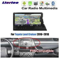 for toyota land cruiser 2016 2018 car android accessories multimedia player gps navigation system radio hd screen stereo