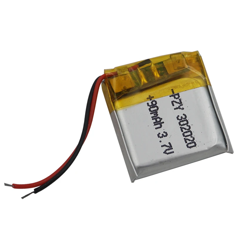 XINJ 3 7 в 90 мАч литий полимерный аккумулятор Lipo Cell 302020 для Mp3 Mp4 наушников Bluetooth
