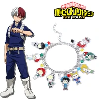 anime my hero academia charm bracelets midoriya izuku deku cosplay hand chain jewelry bracelet bangle metal alloy gifts