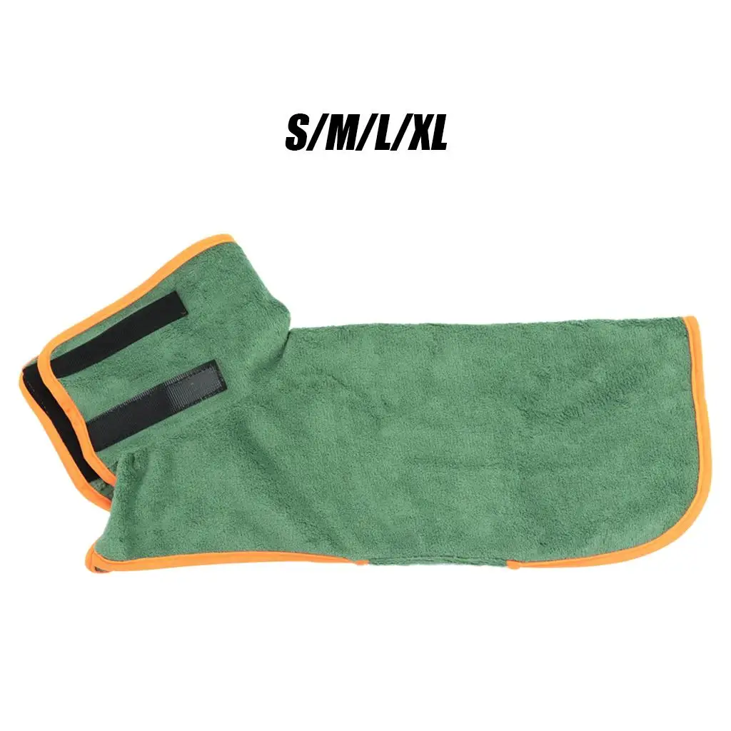 

Dog Bathrobe Towel, Pet Drying Bath Robe, Microfibre Dog Bathrobe Fast Dry Quick Drying Super Absorbent Pet Robe Coat