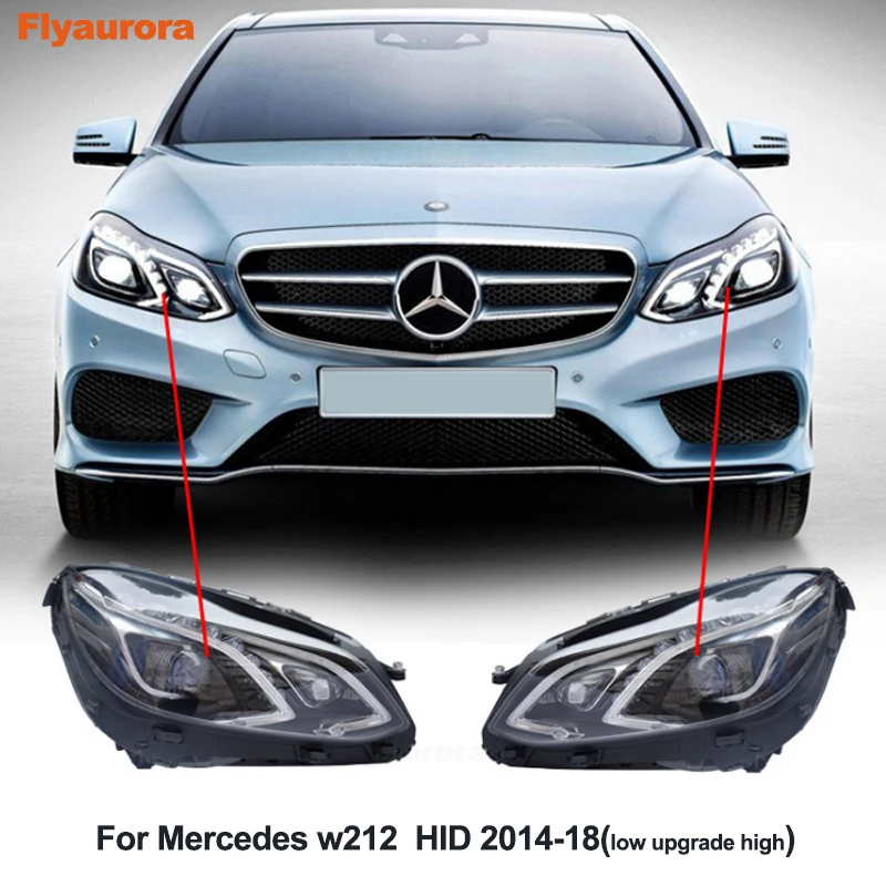 Светодиодный оторвать глаз объектив ксеноновые фары для Mercedes Benz W211 E240 E280 W212