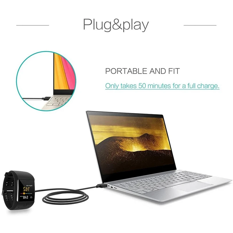 Прочный высокоэффективный Магнитный Usb кабель для зарядки смарт часов Polar M600 Loop 1 2