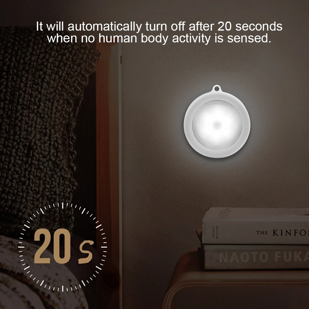 

Bedroom Infrared Motion Sensor LED Light 3000K 6500K Induction Night Lamp Closet Cabinet Lights Hotel Dorm Lighting Supplies