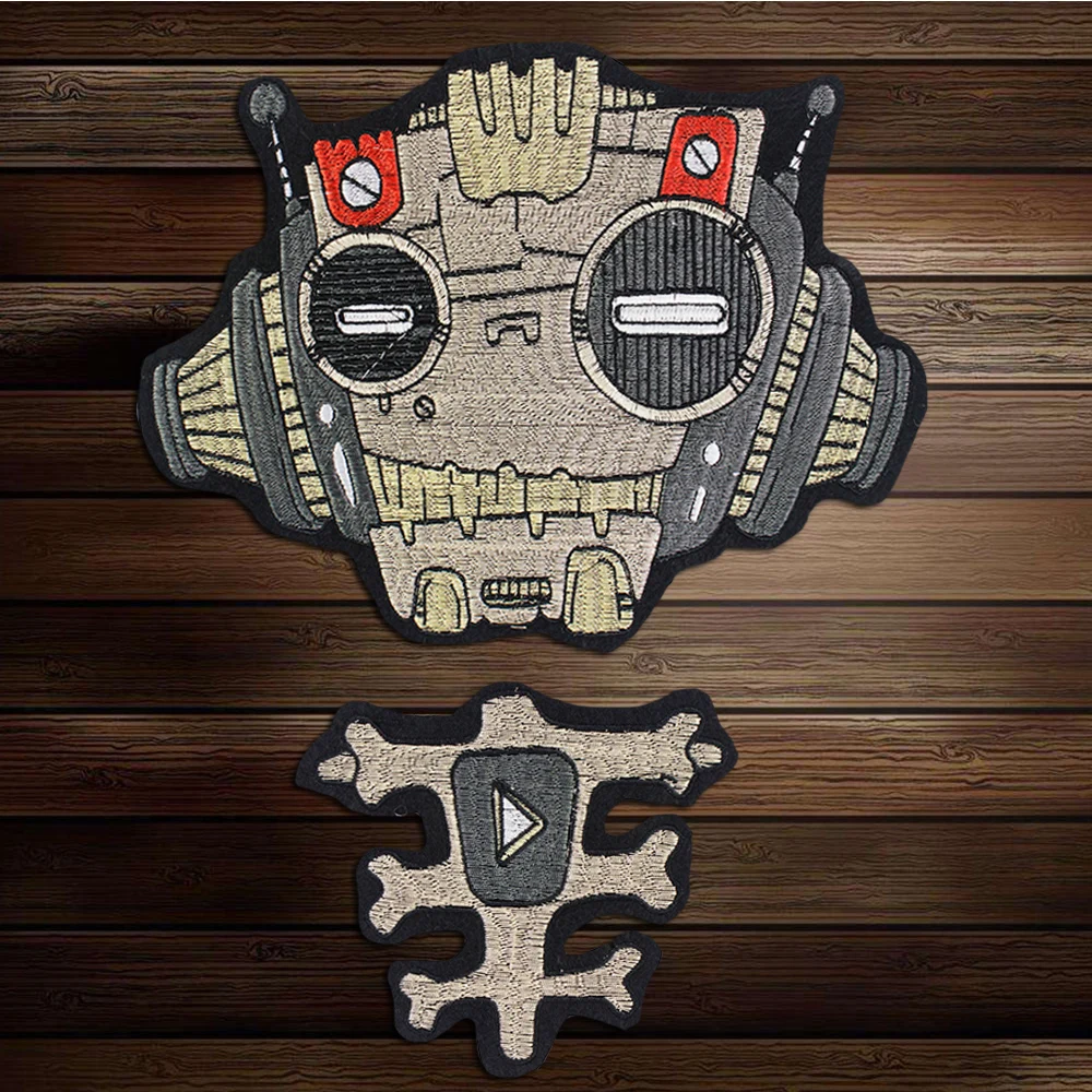 Супер крутые патчи для одежды с роботом нашивки вышивкой Mr Robot | Дом и сад