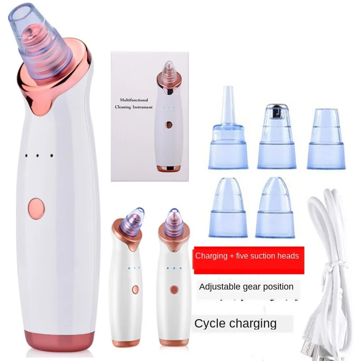 

Blackhead Remover Face Deep Nose Cleaner T Zone Pore Acne Pimple Removal Vacuum Suction Tool Facial Diamond Dermabrasion Machine