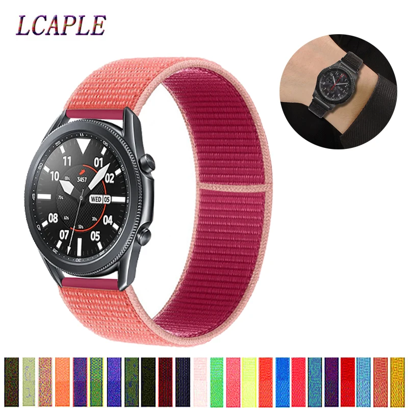 

20/22mm Huawei watch GT 2 Strap for Samsung active Gear S3 Frontier 42/46 mm GT2 3 Nylon bracelet Galaxy Watch 46mm/42mm band