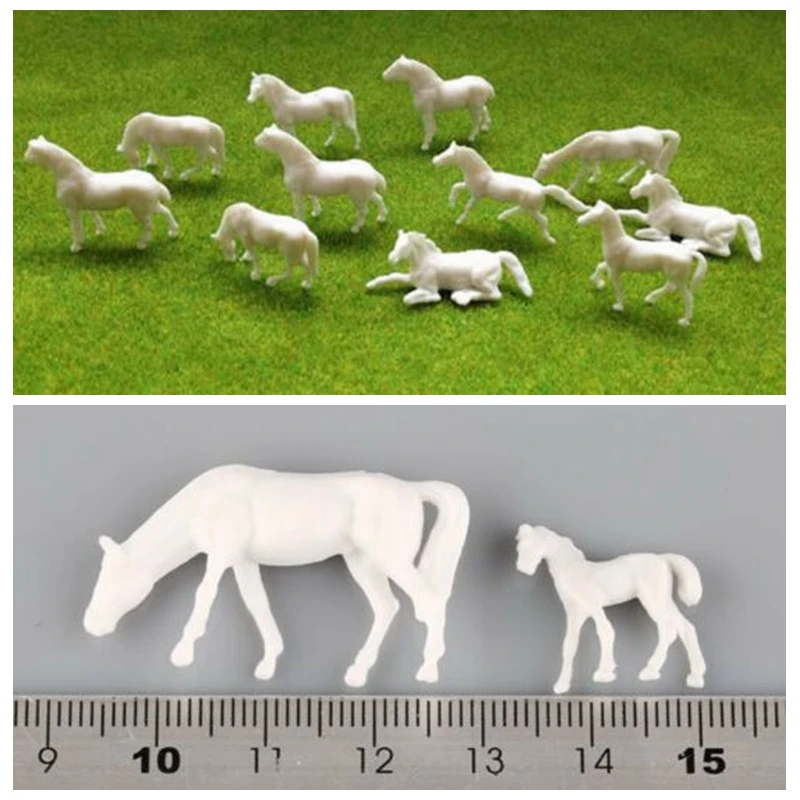 50 шт. Неокрашенная белая ферма|ho scale|scale hoho scale animals |