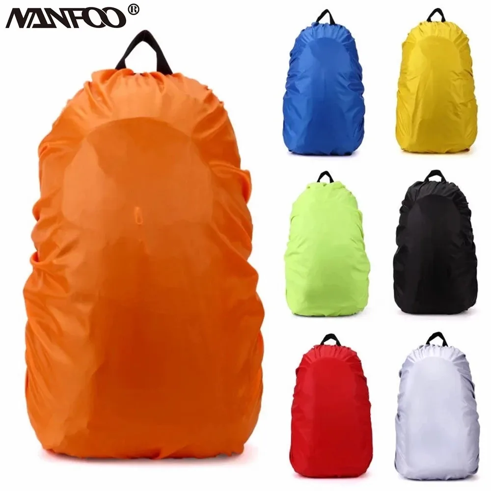 

Outdoor Polyester Waterproof Backpack Cover Ultralight 60L-70L-80L Backpack Raincoat School Bag Rainproof Cover Rucksack Cover