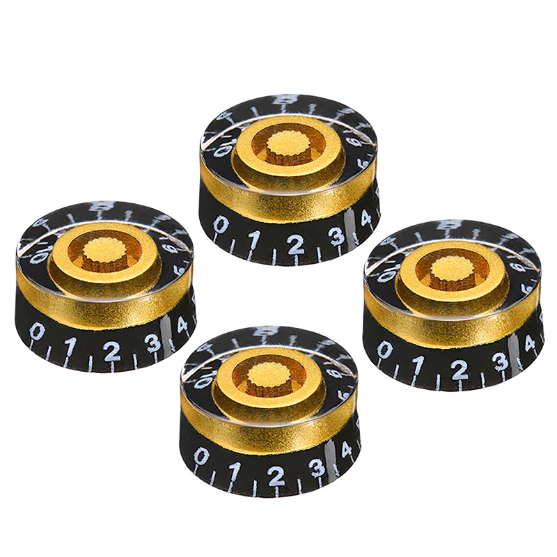 4 teilesatz tragbare geschwindigkeit volume tone control knöpfe acryl geschwindigkeit knob für gibson les paul e gitarre zubehör free