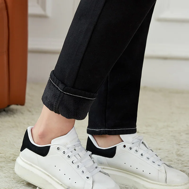 Женские джинсы-шаровары LEIJIJEANS свободные хлопковые джинсы полной длины со