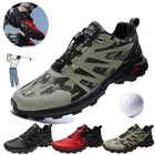 Мужские кроссовки для гольфа, из натуральной кожи