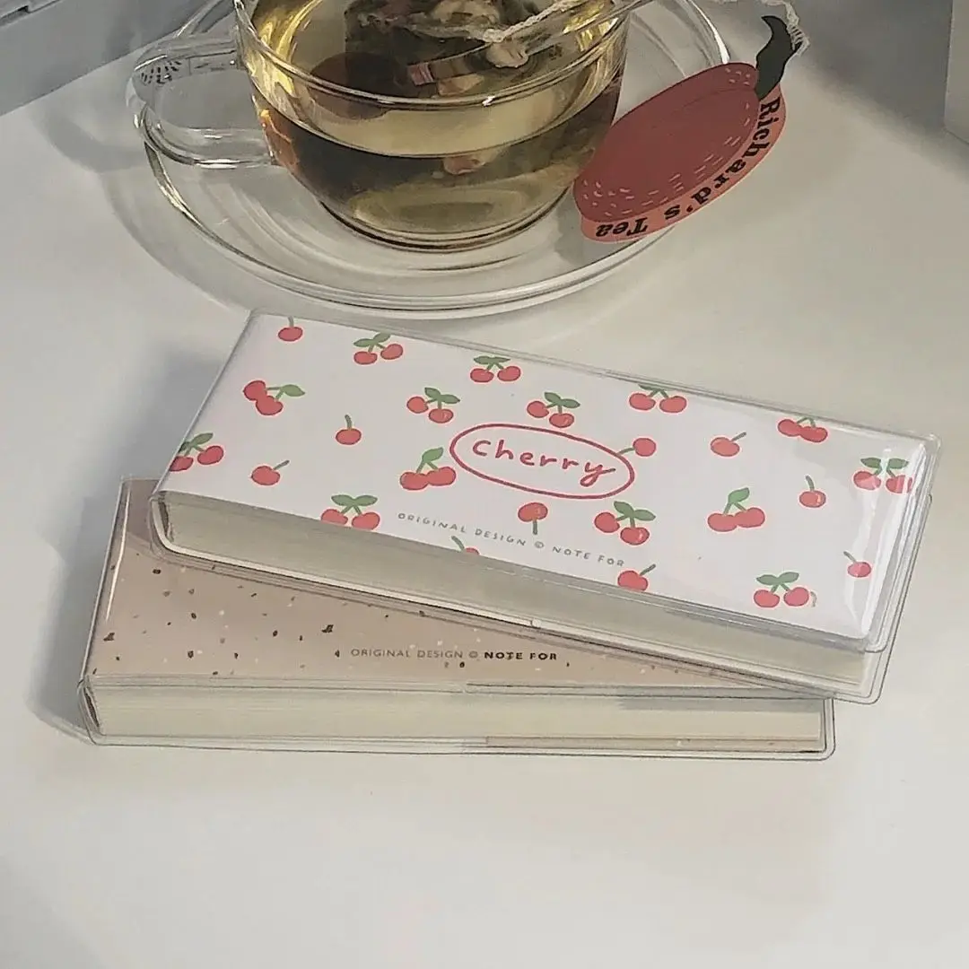 

Cherry Week Plan Notebook Portable Student Day Plan Notepad Korean Notepad