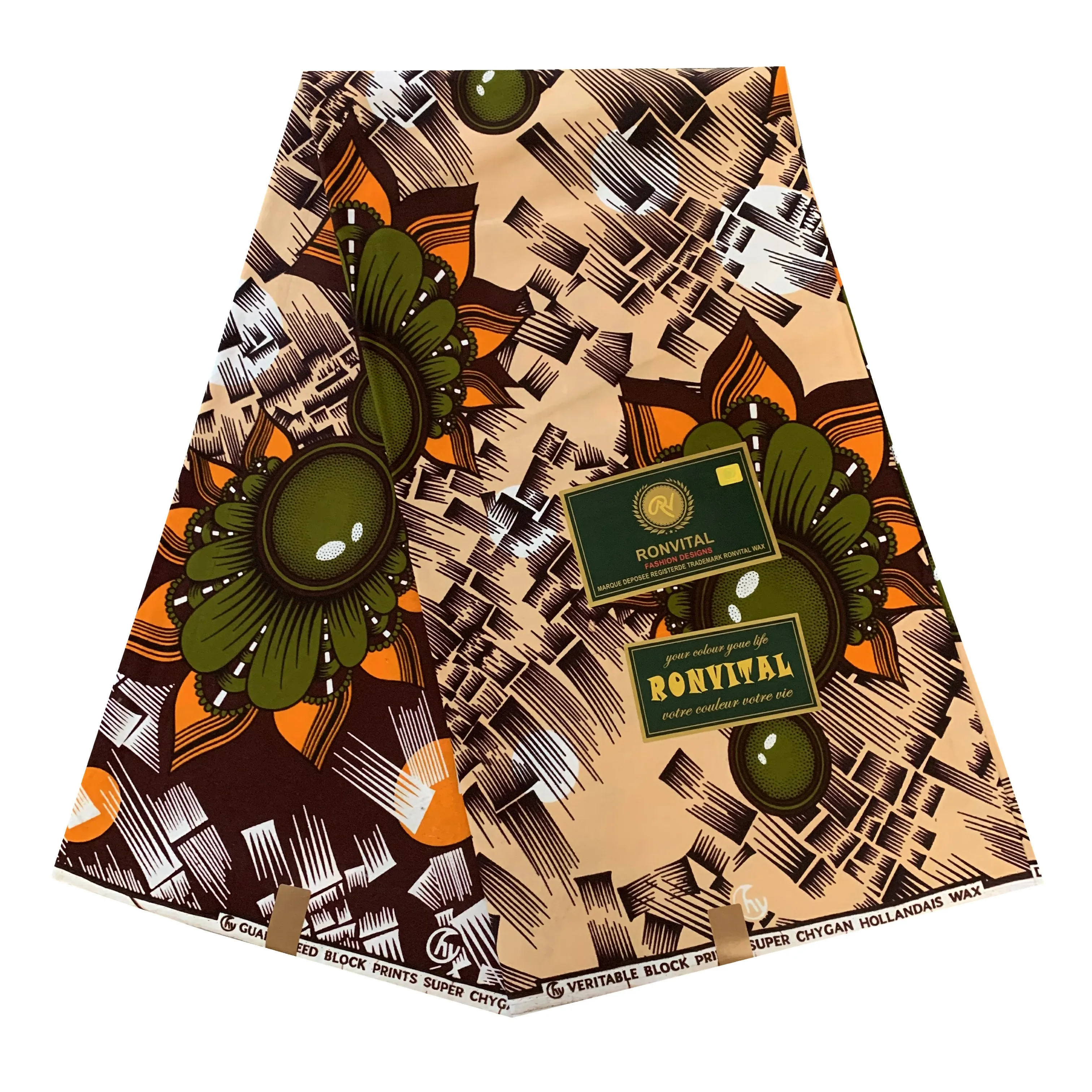 

African Prints Fabric Guaranteed Real Wax Tissu 100% Cotton Best Quality Sewing Material For Party Dress