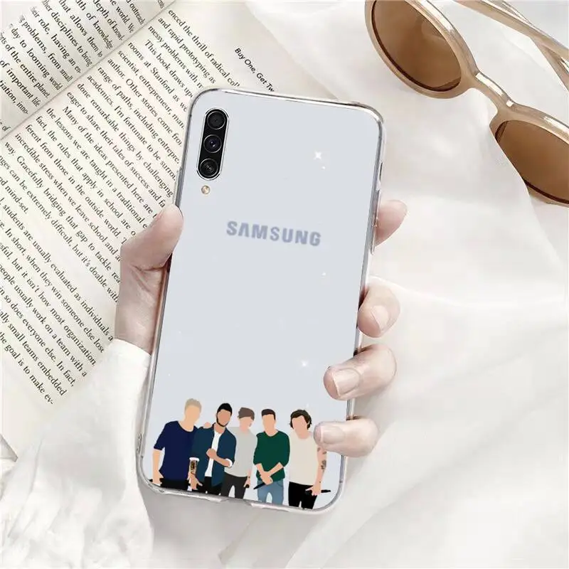 

One Direction Louis Tomlinson Phone Case Transparent Clear For Samsung Galaxy A71 A21s S8 S9 S10 plus note 20 ultra