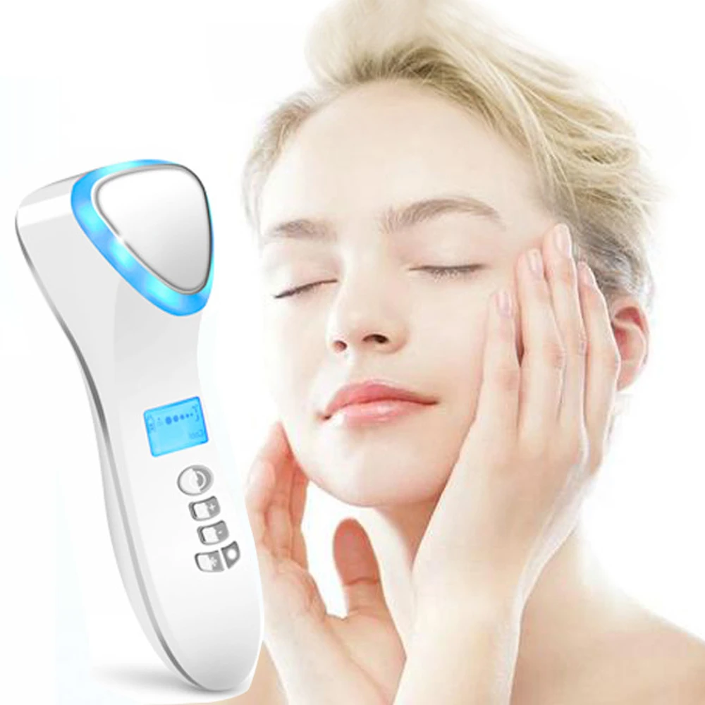 Ультразвуковой криотерапия светодиодный горяче холодный молоточек лифтинг для