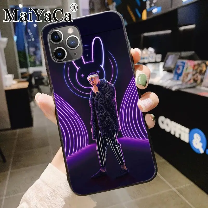 Мягкий чехол для телефона с принтом Bad Bunny X100pre iphone 11Pro 5s 6s 12pro 8plus x xs xr xsmax оболочка