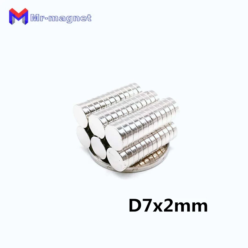 Неодимовый магнит сильный 7x2 7*2 D7x2 мм мощные неодимовые магниты 7 супермагнит