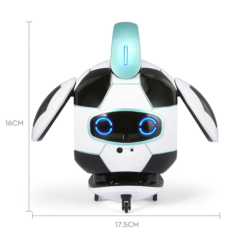 

Robot Voice Control Gesture Induction Obstacle Detective For Kids Smart Talking Robot Football Electronic Pet Childrenchild Gift