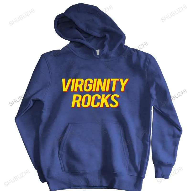 

brand men autumn hoodie Men Funny zipper Fashion hoodie Virginity Rocks Version2 male Sportswear hoodies warm coat
