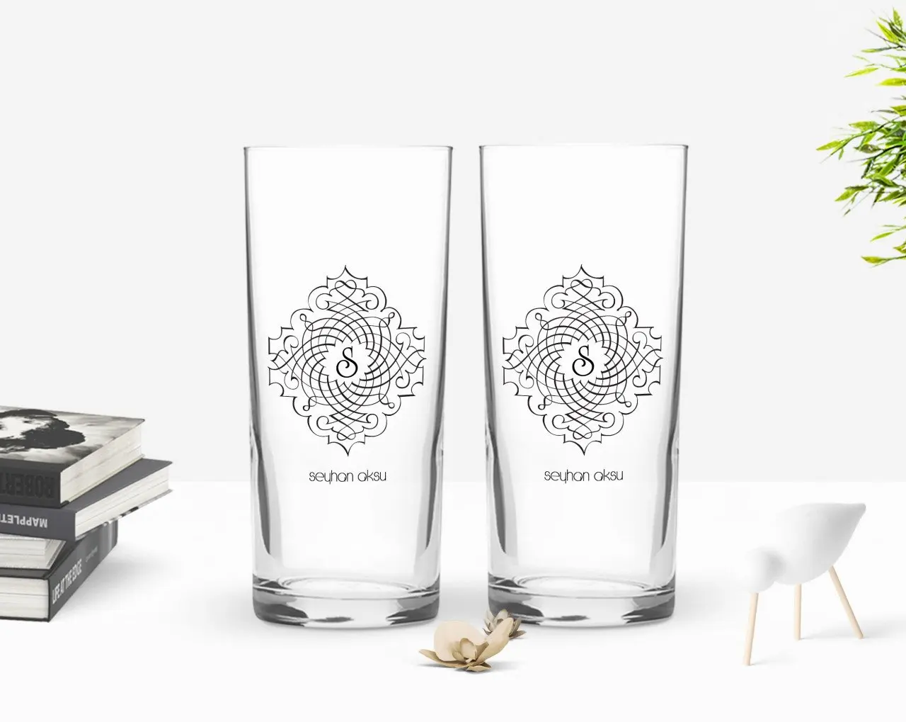 

Персонализированные Цветные принты имеет двойную Arrack чашки Seti-104