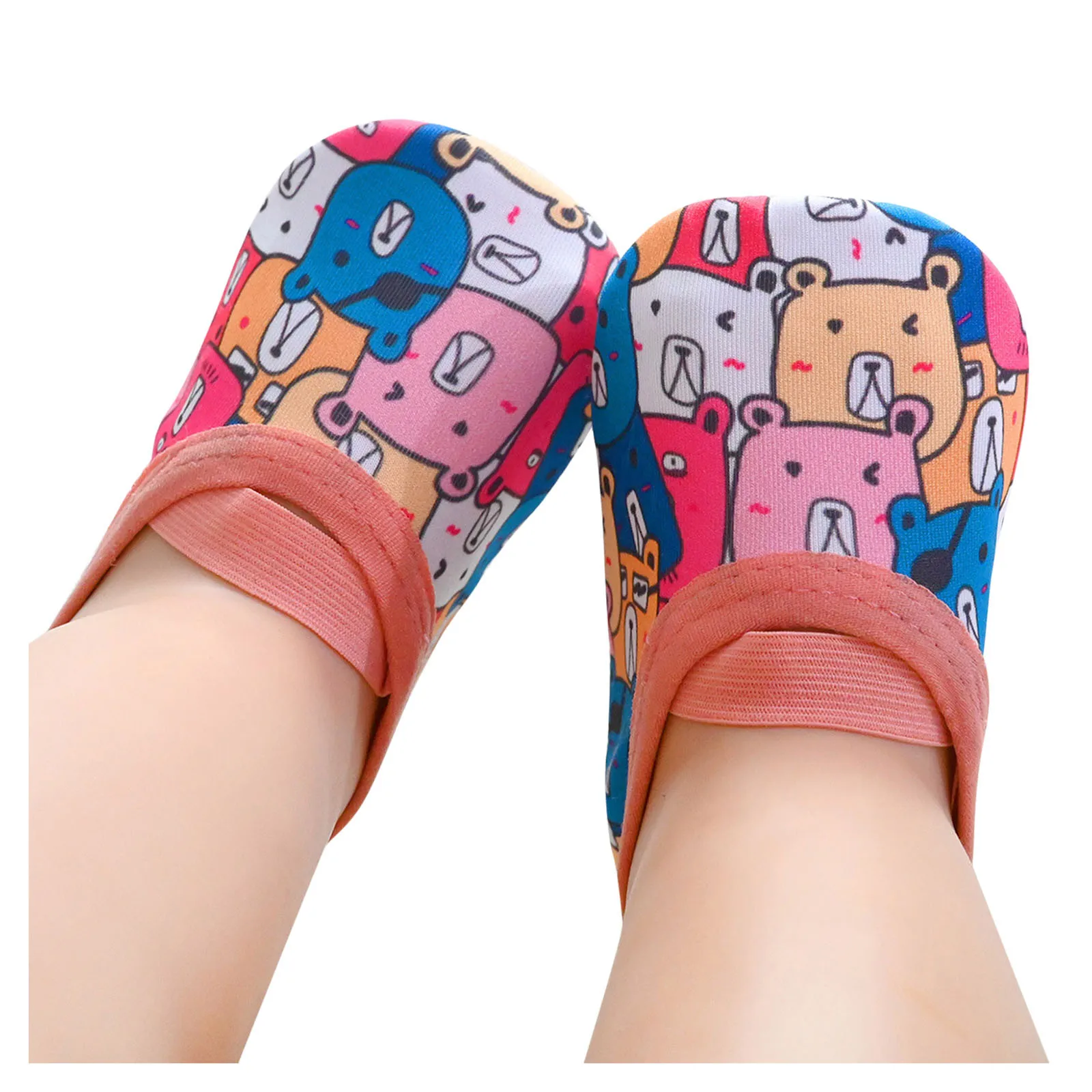1 пара детские Нескользящие тапочки с рисунком | Мать и ребенок