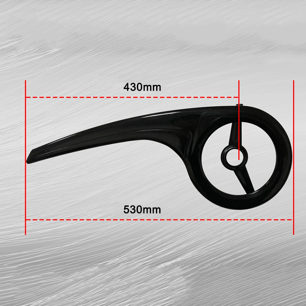 Защитный чехол на велосипедную цепь Пластиковый черный для защиты цепи