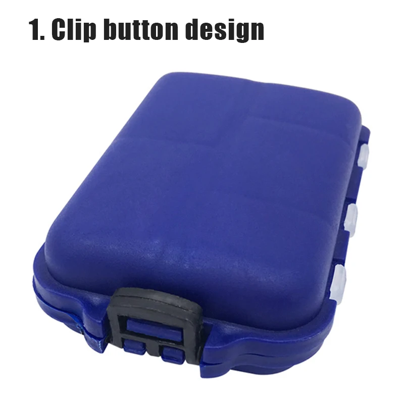 Оптовая продажа 10 отсеков ящик для хранения рыболовной приманки крючок снасти